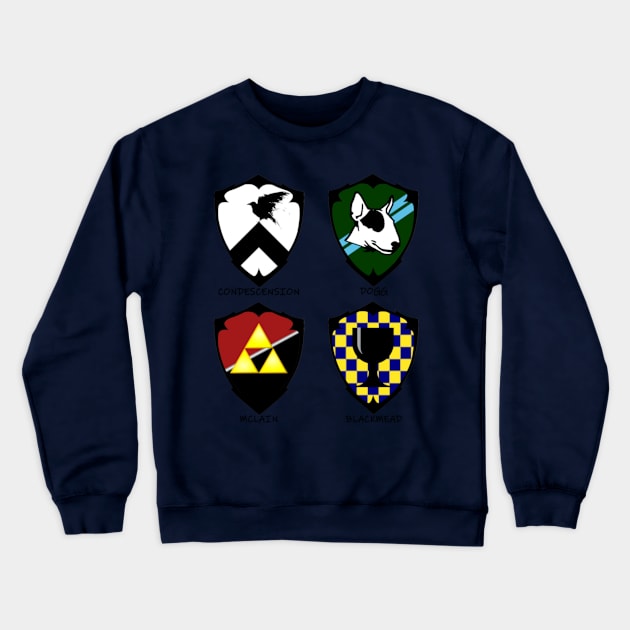 Drinks and Knows Things - Host Sigils Crewneck Sweatshirt by The Podcast That 